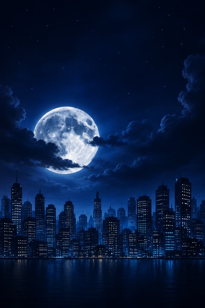 BatsFlow Night City Background